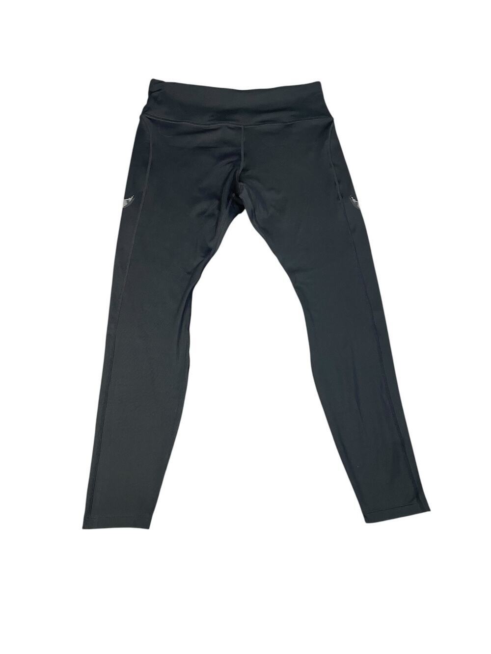 Nike Dri Fit Women’s Large Black Drawstring Waist Full Length Athletic Leggings